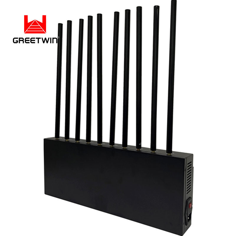 Bloqueador de sinal de telefone VHF UHF 4G 5G telefone Wi-Fi GPS 8-10w