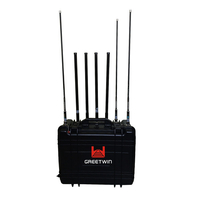 Backpack Mobile Network Jammer 90W com antenas omnidirecionais de alto ganho