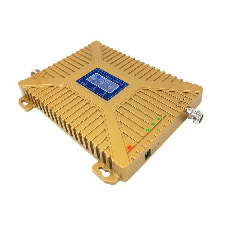 Repetidor de sinal de celular GSM900 WCDMA2100 20dBm 800m²