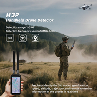 Handheld 600MHz-6GHz 1-3 km Detector de drones e localização FPV Siganl Detector