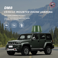 8 Banda 400W Drone Drone Jammer Device de alta potência Anti FPV 2km