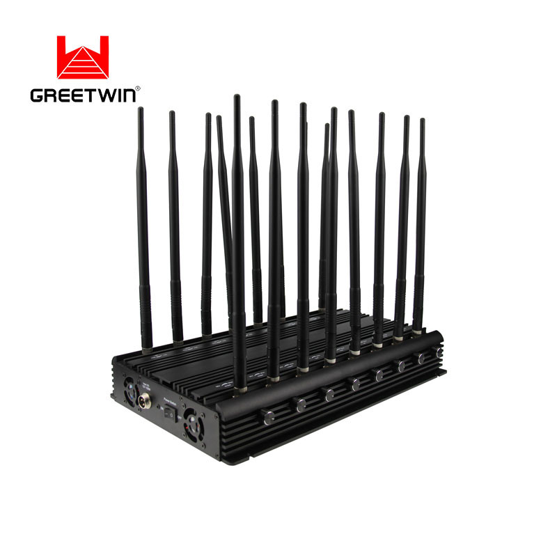 Bloqueador de sinal 47W 4G 5g GSM Lojack 16 bandas