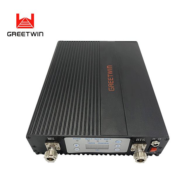Impulsionador de sinal de banda dupla 3G 2G 23dBm CDMA800 PCS1900 celular para uso doméstico