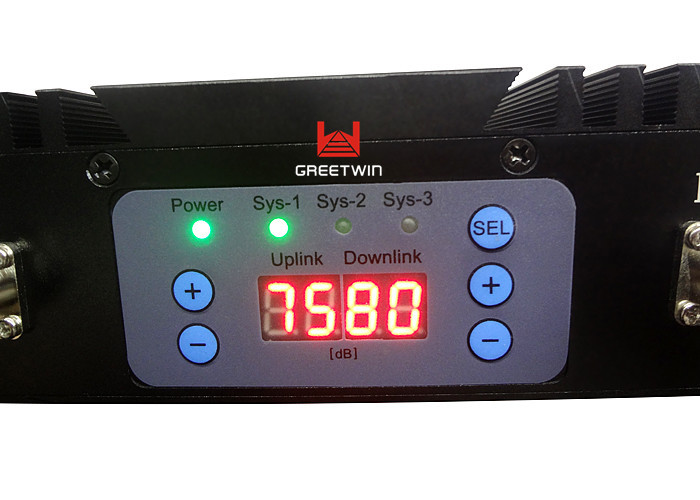 Amplificador de sinal de celular repetidor de banda dupla EGSM DCS1800Mhz com ALC