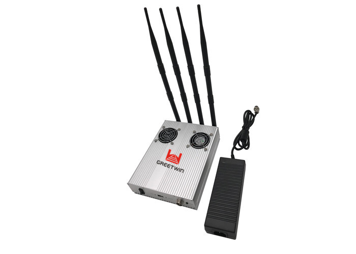 Jammer de sinal de celular WIFI, Jammer de frequência de Rf móvel com 4 antenas