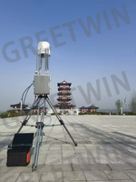Detecção completa de Uav de banda completa de 30 MHz a 6 GHz de 1 a 10 km e drone de posicionamento com bloqueio de 1 a 3 km
