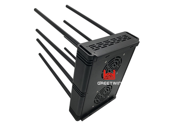 8 antenas desktop GSM DCS 3G 4G WIFI sinal de telefone celular Jammer terno para a Europa