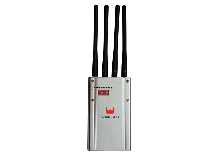 Bloco de interferência de sinal portátil digital de 8 bandas para celular 2,5 dbi antenas omni