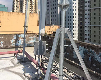 Amplificador de sinal é instalado na base de reprodução.Cobertura de sinal de área total