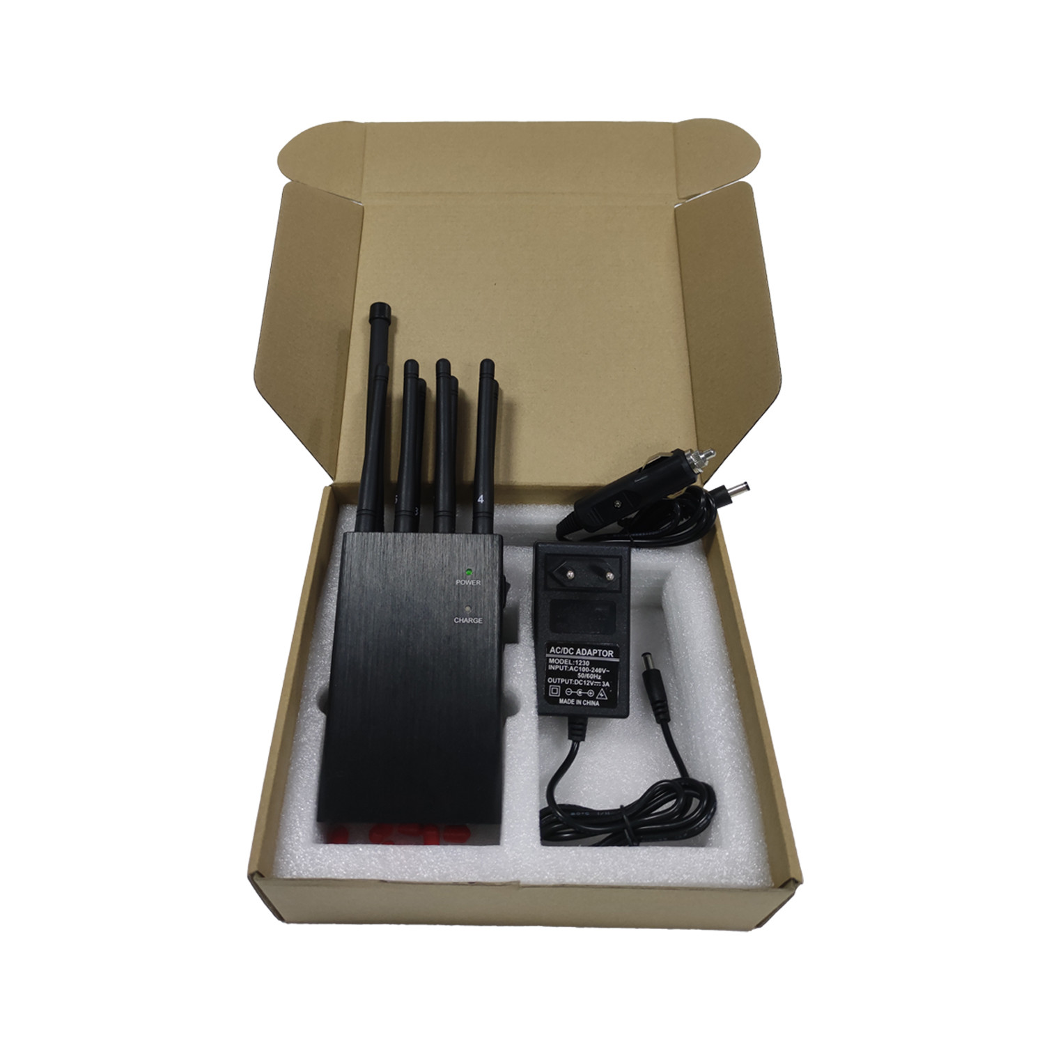 Bloqueador de sinal de telefone GPS Lojack WiFi 4G 5.8G 2.5dBi