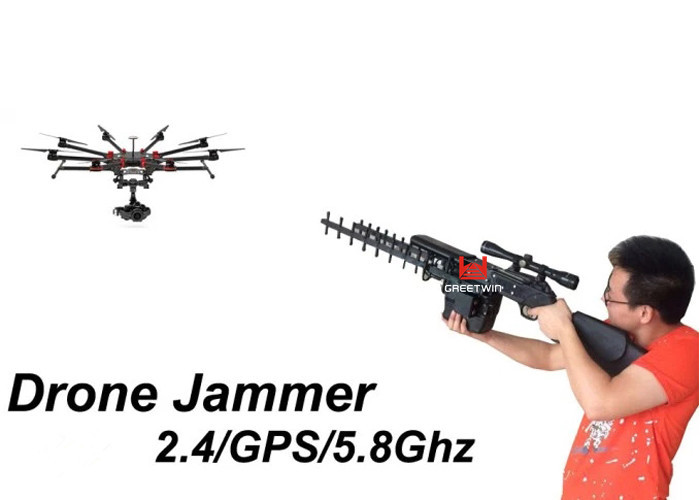 Bloqueadores de sinal de drone digital GPS Glonass 2.4G 5.8G 2 km de longa distância