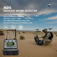 Detecção de drones portátil de 1 a 10 km de longa distância FPV DJI AUTEL etc. Detector UAV